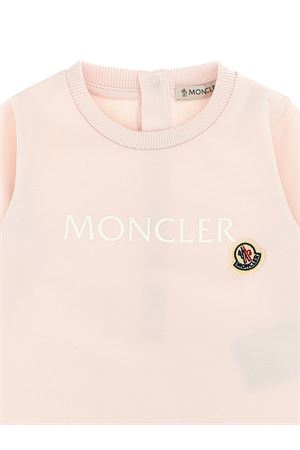 tutina in cotone rosa MONCLER KIDS | L19518L0000489B9Y503